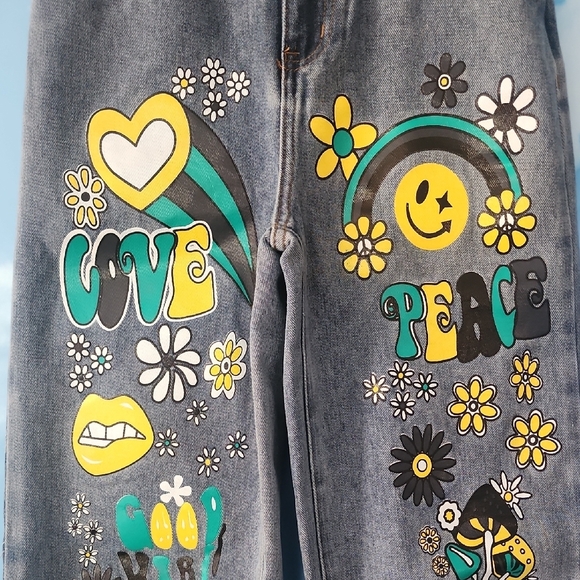 SHEIN Teen Blue Denim Jeans - Picture 2 of 5